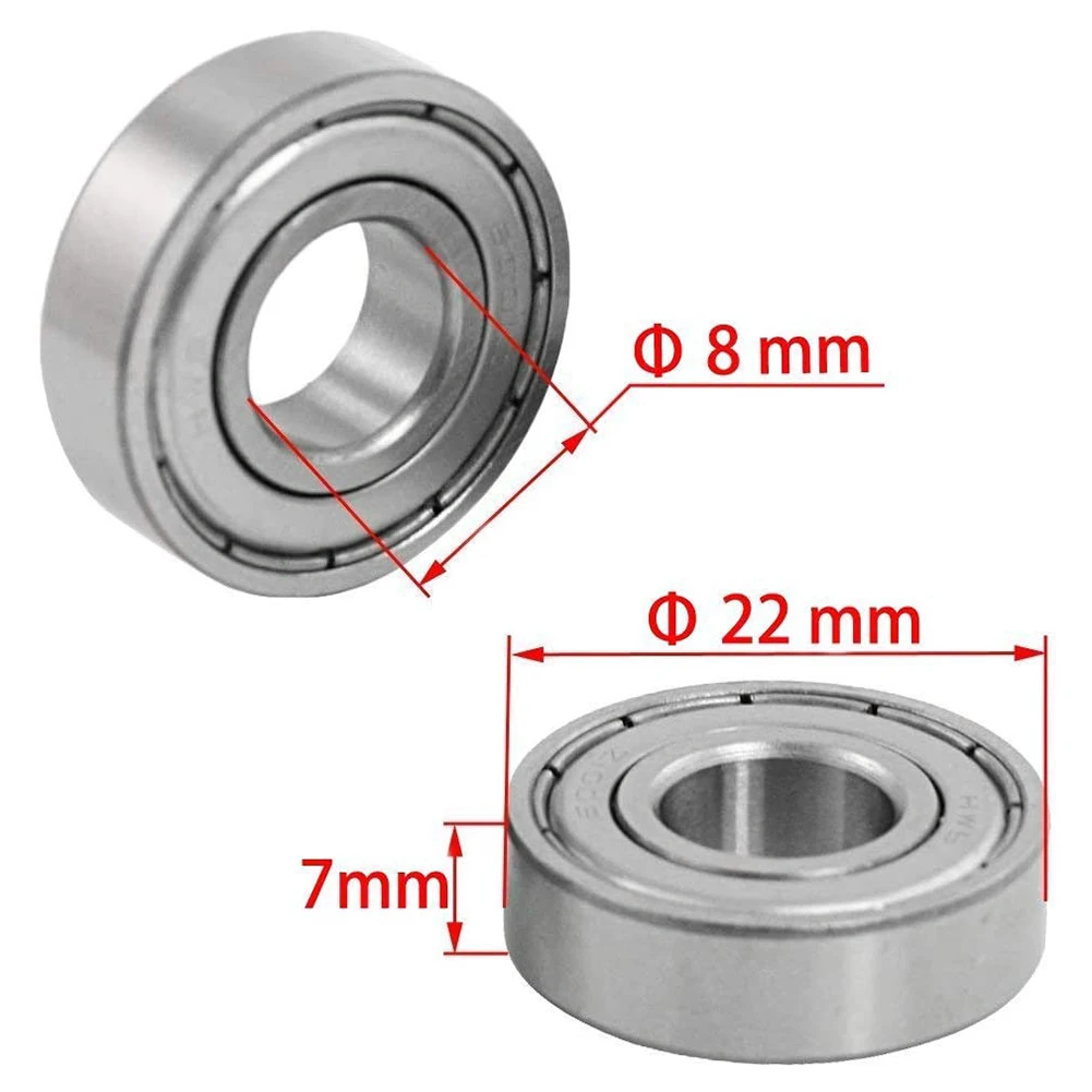 20pcs 608ZZ Ball Bearings Carbon Steel Single Row ABEC-7 Deep Groove Miniature Bearings for Boating Waves Aggregate Crushers
20pcs 608ZZ Ball Bearings Carbon Steel Single Row ABEC-7 Deep Groove Miniature Bearings for Boating Waves Aggregate Crushers