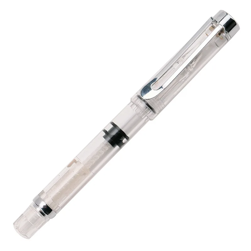 New Posture Correction Piston Pen Transparent Plastic Color White Ink With Cap Folding Nib School Office Fountain Pens
New Posture Correction Piston Pen Transparent Plastic Color White Ink With Cap Folding Nib School Office Fountain Pens
