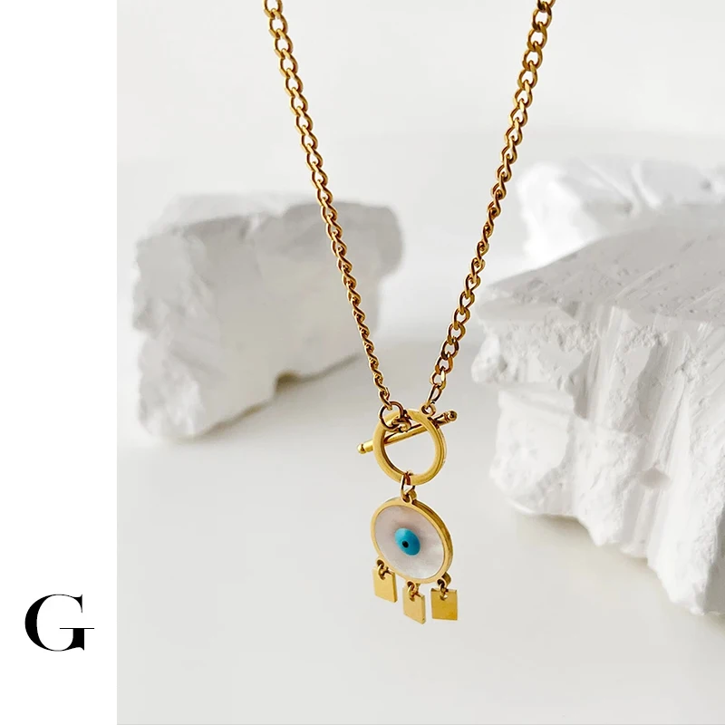 GHIDBK Round Square Natural Shell Charming Necklace For Women Stainless Steel OT Toggle Clasp Choker Jewelry Statement Collar
GHIDBK Round Square Natural Shell Charming Necklace For Women Stainless Steel OT Toggle Clasp Choker Jewelry Statement Collar