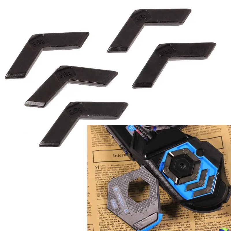 5 шт./упак. счетчик Вес ing блок для logitech G502 натуральная | Компьютеры и офис