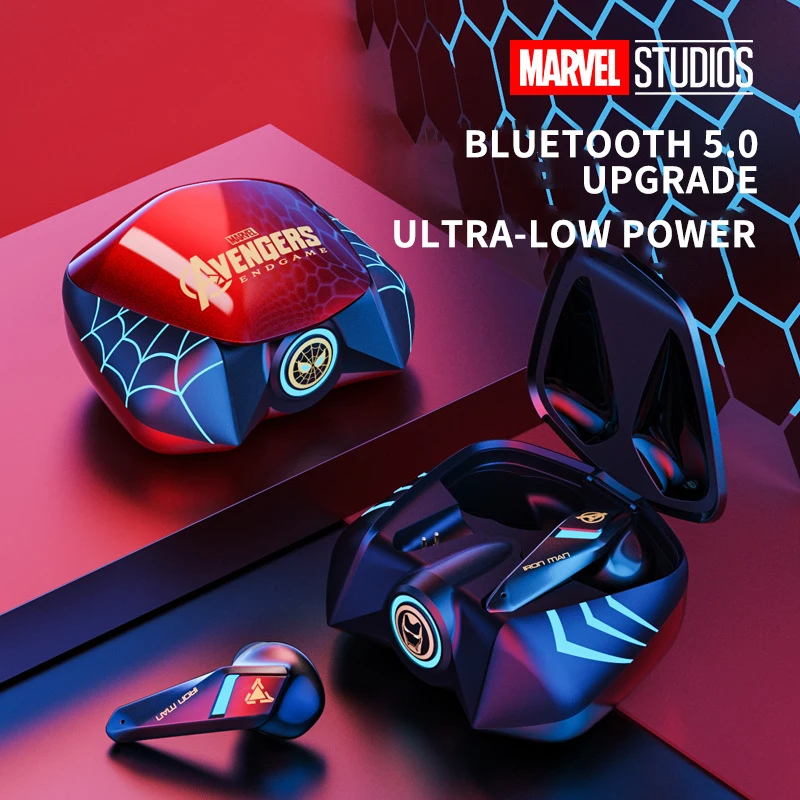 Avengers Iron Man TWS Bluetooth 5.0 Earphones Wireless Headphone In-ear Noise Reduction Sports Gaming Waterproof Earbuds Headset
Avengers Iron Man TWS Bluetooth 5.0 Earphones Wireless Headphone In-ear Noise Reduction Sports Gaming Waterproof Earbuds Headset