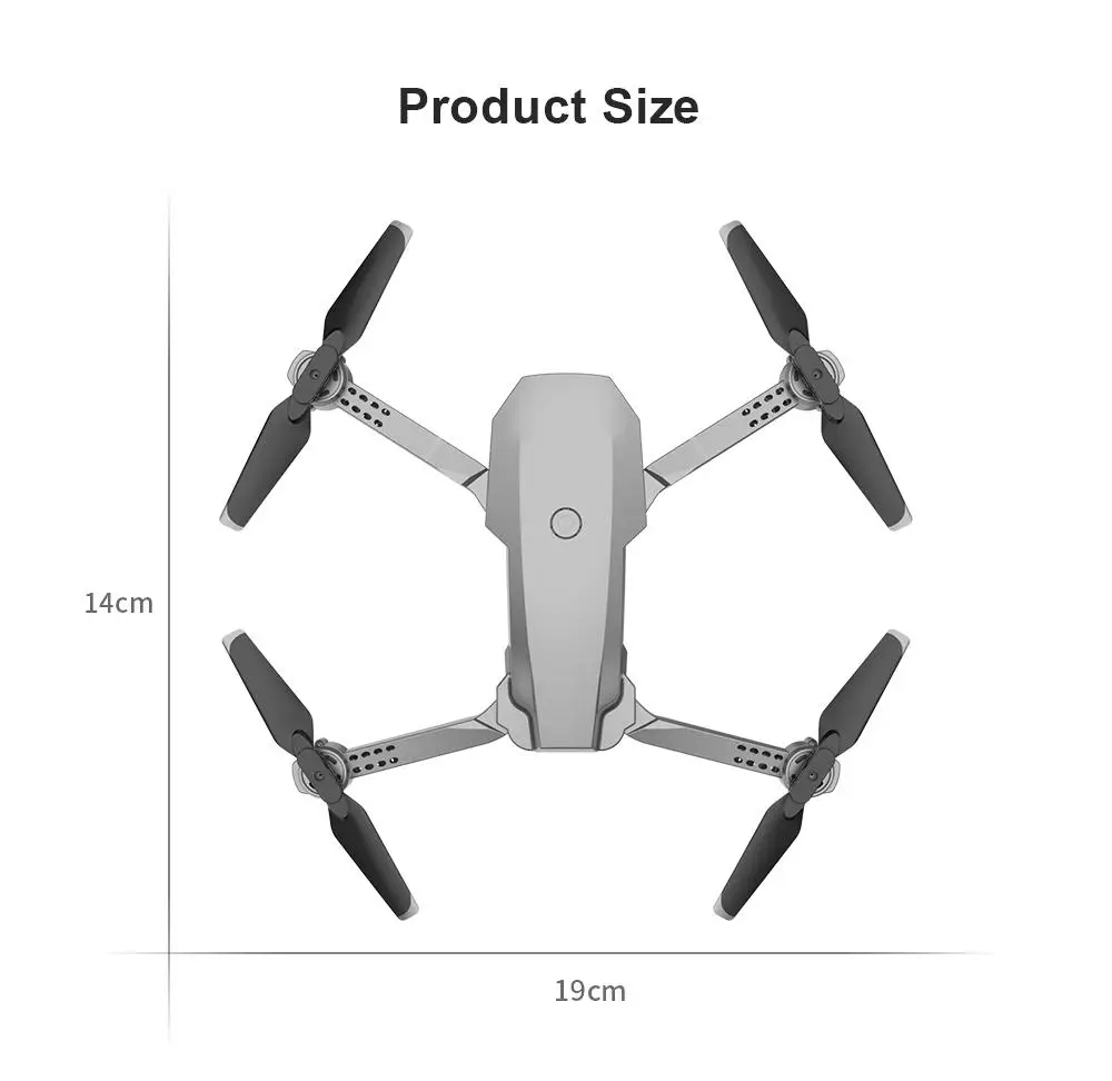 E68 Remote Control Upgraded Drone Wide Angle 4K 720P 1080P HD Camera Quadcopter Foldable WiFi FPV Four-axis Drone Altitude Hold
E68 Remote Control Upgraded Drone Wide Angle 4K 720P 1080P HD Camera Quadcopter Foldable WiFi FPV Four-axis Drone Altitude Hold