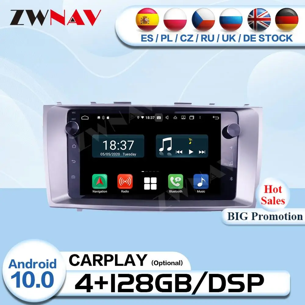 Carplay 2 Din Android 10,0 для Toyota Camry 2006 2007 2008 2009 2010 2011 автомобильный радиоприемник аудио стерео GPS плеер головное устройство
Carplay 2 Din Android 10,0 для Toyota Camry 2006 2007 2008 2009 2010 2011 автомобильный радиоприемник аудио стерео GPS плеер головное устройство