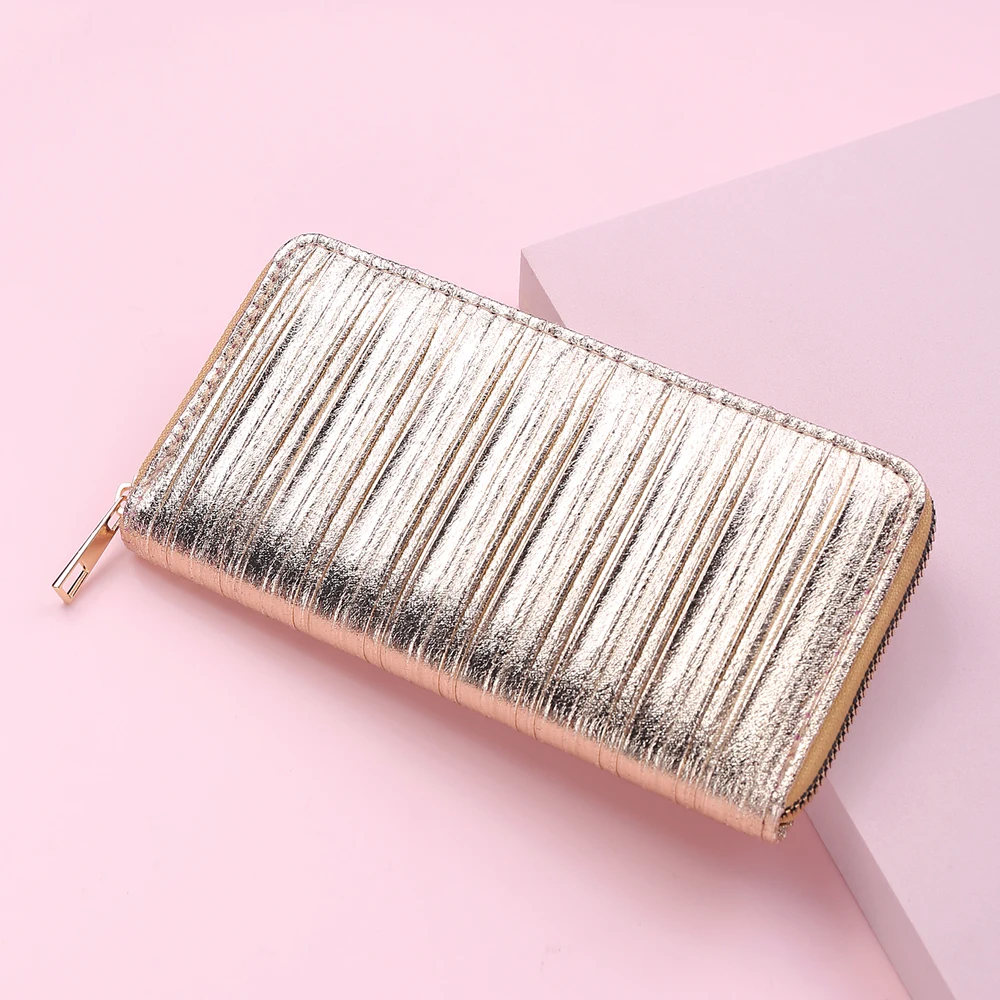 New Women Wallets Gold Long Phone Purse Luxury Leather Clutch Ladies Card Holder Stripe Wallet Cartera Mujer Hand Bag
New Women Wallets Gold Long Phone Purse Luxury Leather Clutch Ladies Card Holder Stripe Wallet Cartera Mujer Hand Bag