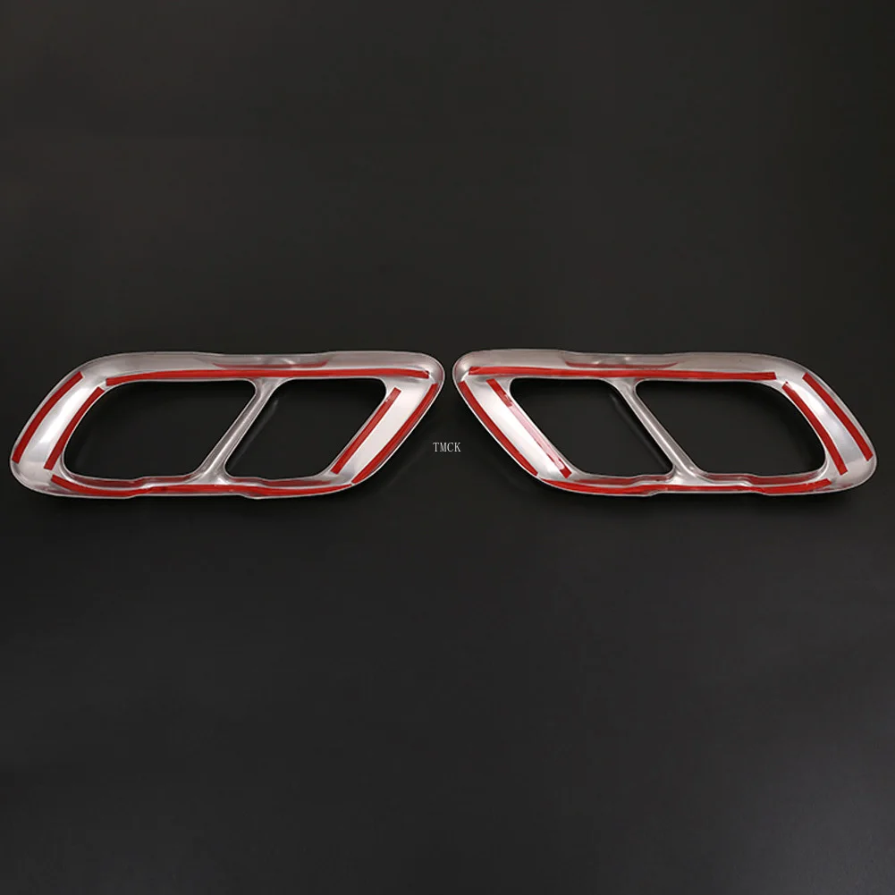 2PCS For BMW X5 G05 X7 G07 2019 Stainless Steel Car Tail Throat Exhaust Pipe Cover Trim Sticker Protective Cover Accessories NEW
2PCS For BMW X5 G05 X7 G07 2019 Stainless Steel Car Tail Throat Exhaust Pipe Cover Trim Sticker Protective Cover Accessories NEW