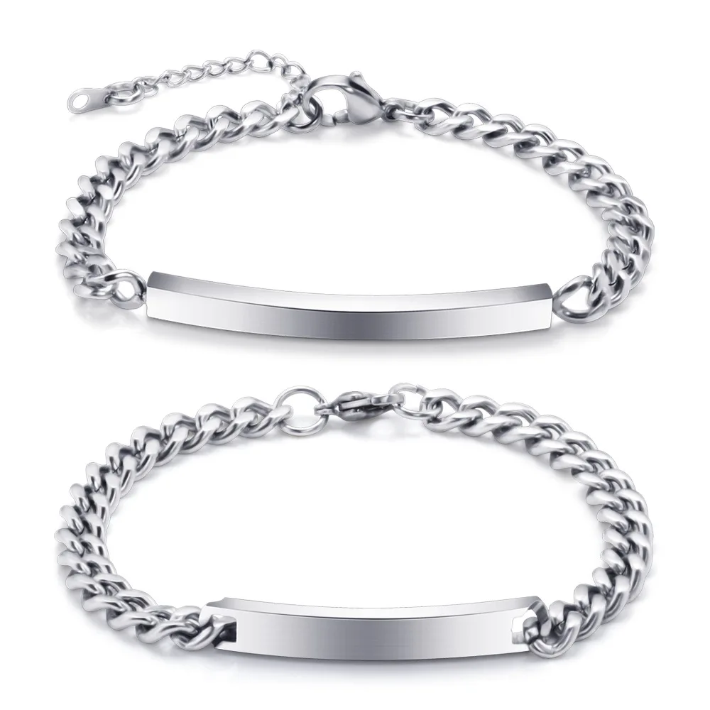 Designer Custom Blank Bracelet for Women Men Stainless Steel Chain Personalized Couple Bracelet Gift Jewellery
Designer Custom Blank Bracelet for Women Men Stainless Steel Chain Personalized Couple Bracelet Gift Jewellery