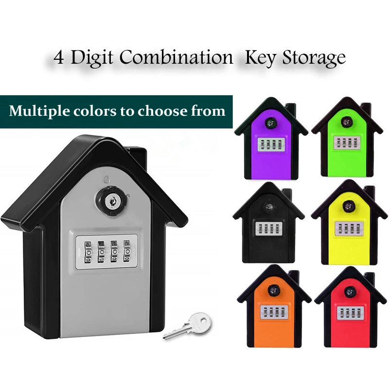 Новинка 2022, секретный ящик для хранения ключей, 4-значный комбинированный кодовый замок с паролем, домашний сейф для ключей без ключа, Сейф 
Новинка 2022, секретный ящик для хранения ключей, 4-значный комбинированный кодовый замок с паролем, домашний сейф для ключей без ключа, Сейф