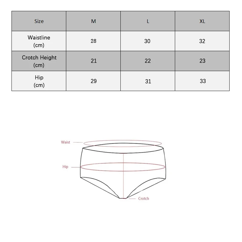 3pcs/Pack! Cotton Panties Female Underpants Comfortable Panties for Women Briefs Solid color Underwear Pantys Lingerie M L XL
3pcs/Pack! Cotton Panties Female Underpants Comfortable Panties for Women Briefs Solid color Underwear Pantys Lingerie M L XL