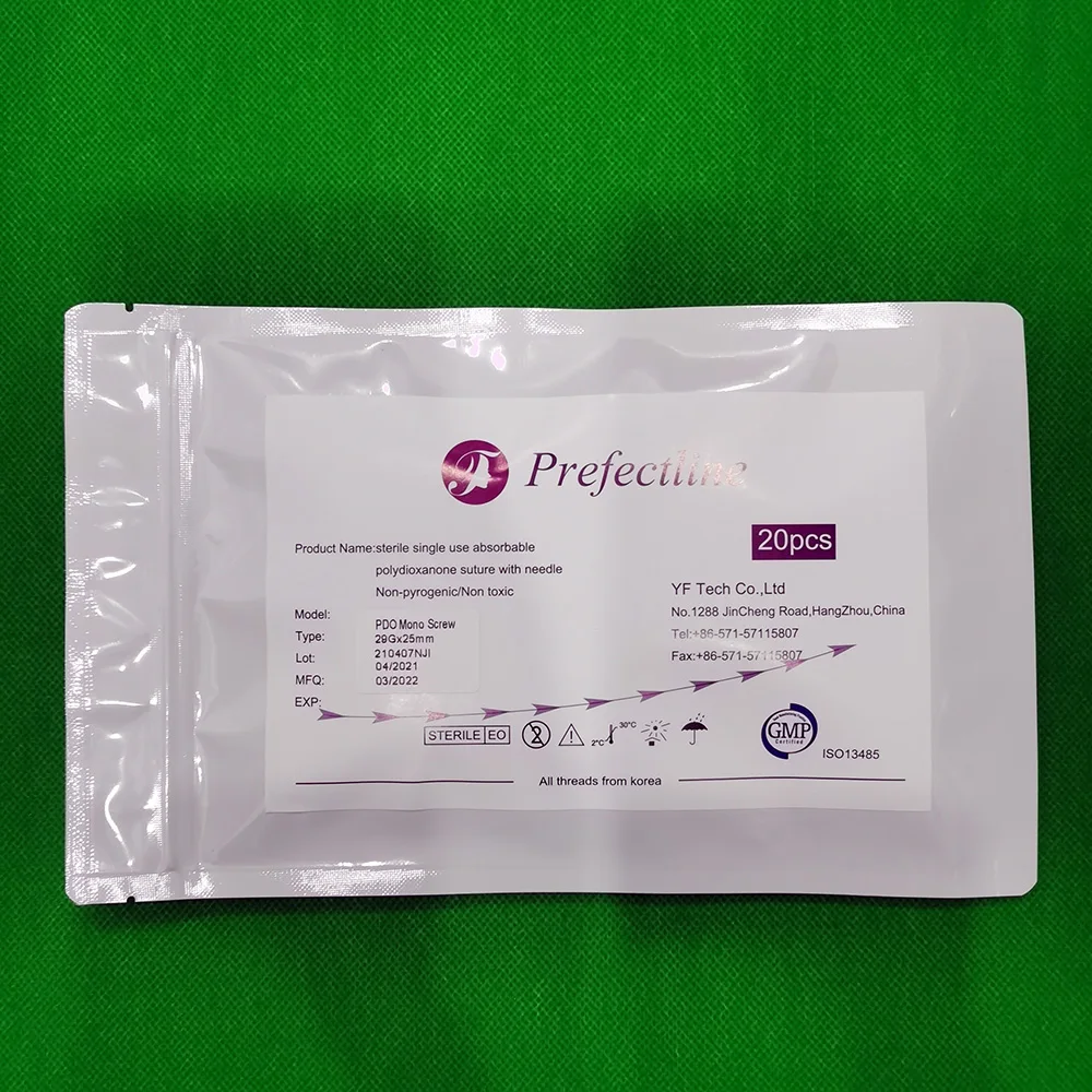 Prefectline 29G25mm PDO Thread 20pcs for face and body lifting Removing wrinkles
Prefectline 29G25mm PDO Thread 20pcs for face and body lifting Removing wrinkles