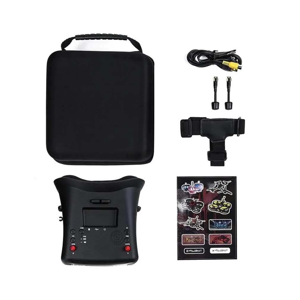 IFlight 4.3 Inch FPV Goggles NTSC 40CH 5.8 GHz With DVR Function Built-in 3.7V 5.8 GHz 40ch Receiver For FPV Part
IFlight 4.3 Inch FPV Goggles NTSC 40CH 5.8 GHz With DVR Function Built-in 3.7V 5.8 GHz 40ch Receiver For FPV Part