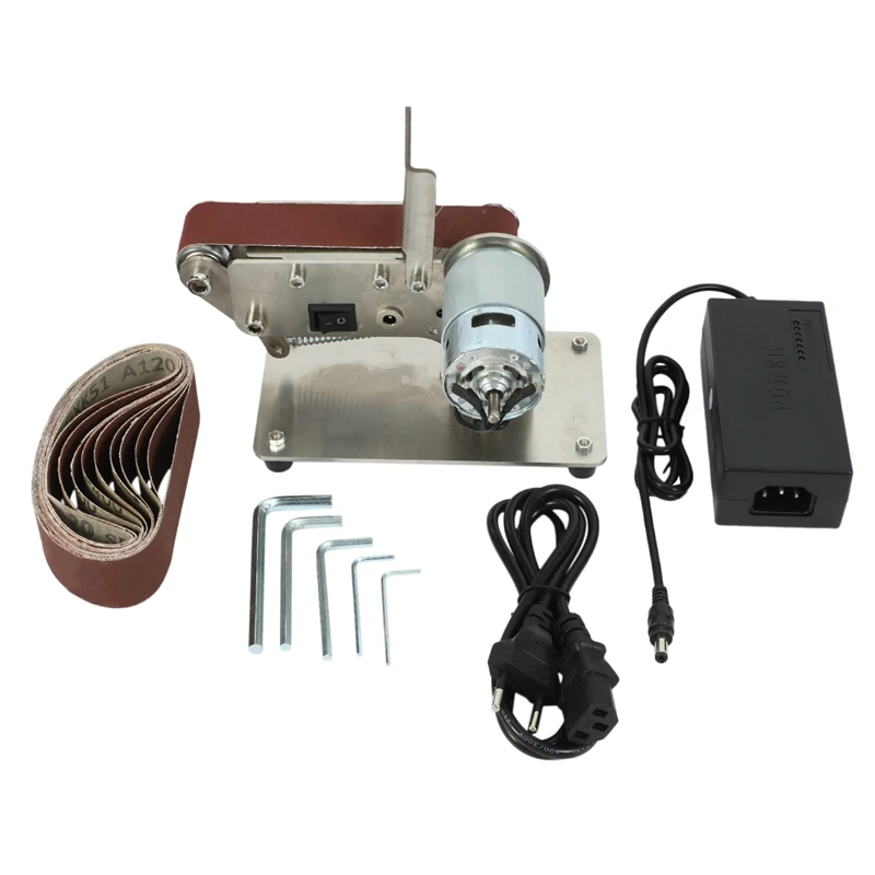 Sander Belt Machine 300W Electric Belt Sander Polishing Grinder Machine 90 Degree Folding Sander Grinding Tool Cutter Edges Shar
Sander Belt Machine 300W Electric Belt Sander Polishing Grinder Machine 90 Degree Folding Sander Grinding Tool Cutter Edges Shar