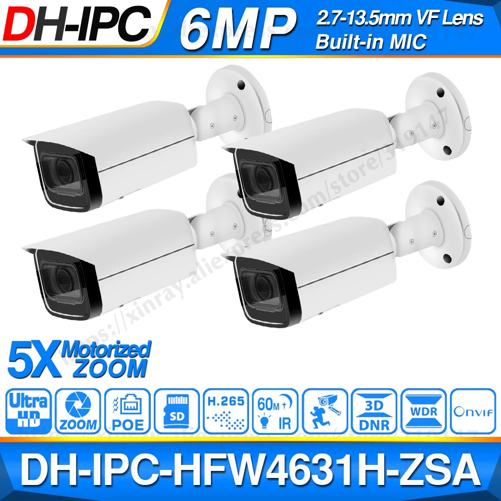 Wholesale Dahua 6MP IP Camera IPC-HFW4631H-ZSA Upgrade From IPC-HFW4431R-Z 4Pcs/lot With Built-in Micro SD Card Slot PoE 6MP
Wholesale Dahua 6MP IP Camera IPC-HFW4631H-ZSA Upgrade From IPC-HFW4431R-Z 4Pcs/lot With Built-in Micro SD Card Slot PoE 6MP