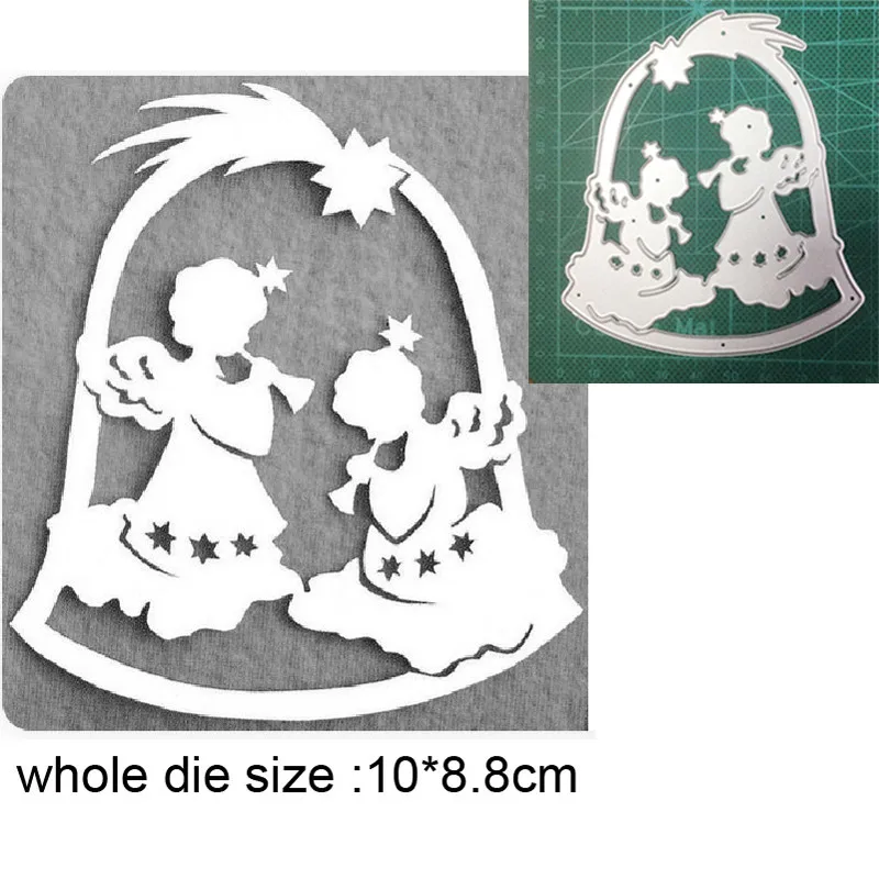 Craft dies Christmas Bell Ornament Couple Angel Metal Cutting Dies Stencils DIY Scrapbooking dies Paper Craft Embossing Die Cut
Craft dies Christmas Bell Ornament Couple Angel Metal Cutting Dies Stencils DIY Scrapbooking dies Paper Craft Embossing Die Cut