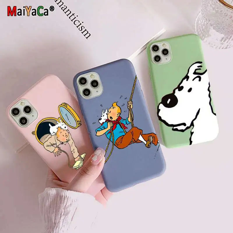 MaiYaCa The Adventures of Tintin Soft Silicone phone Case for iPhone 11 12 Pro Max XS XR 8 7 6 6s Plus Cover Coque
MaiYaCa The Adventures of Tintin Soft Silicone phone Case for iPhone 11 12 Pro Max XS XR 8 7 6 6s Plus Cover Coque