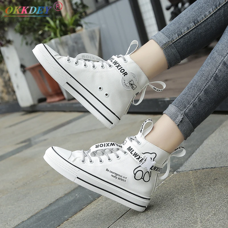 High-top Shoes Canvas Shoes White Shoes Women's Winter 2021 New Korean Outdoor Fashion Wild FEMAL Luxury SNEAKERVulcanize Shoes
High-top Shoes Canvas Shoes White Shoes Women's Winter 2021 New Korean Outdoor Fashion Wild FEMAL Luxury SNEAKERVulcanize Shoes
