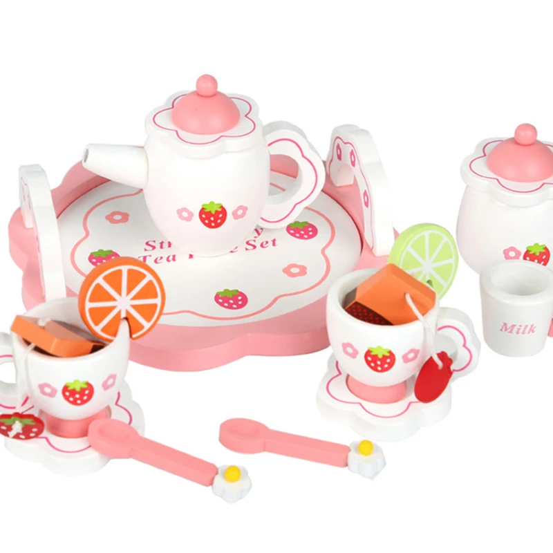 Girls Toys Simulate Wooden Kitchen Toys Pink Tea Set Play House Educational Toy Tools Baby Early Education Puzzle Tableware Gift
Girls Toys Simulate Wooden Kitchen Toys Pink Tea Set Play House Educational Toy Tools Baby Early Education Puzzle Tableware Gift