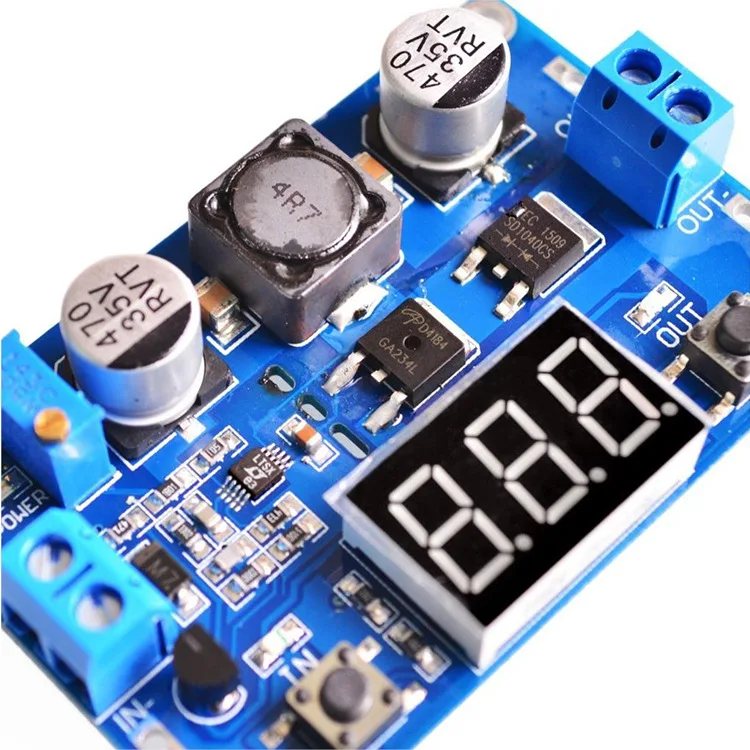 LTC1871 DC DC Step Up Booster Converter 3-35VDC to 3.5-35VDC + LED Voltmeter DC-DC Step Up Module Power Supply Voltage Regulator
LTC1871 DC DC Step Up Booster Converter 3-35VDC to 3.5-35VDC + LED Voltmeter DC-DC Step Up Module Power Supply Voltage Regulator