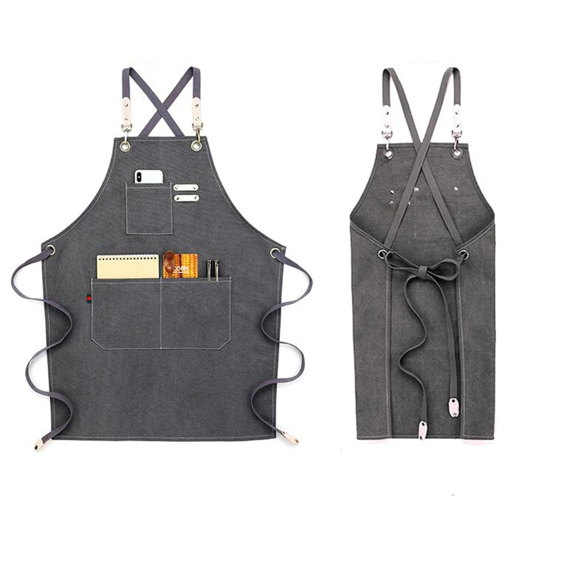 Enlarged Pocket Canvas Coffee Pinafore Cooking Baking Cleaning Working Bib Waterproof Oil-Proof Women Men Kitchen Apron
Enlarged Pocket Canvas Coffee Pinafore Cooking Baking Cleaning Working Bib Waterproof Oil-Proof Women Men Kitchen Apron