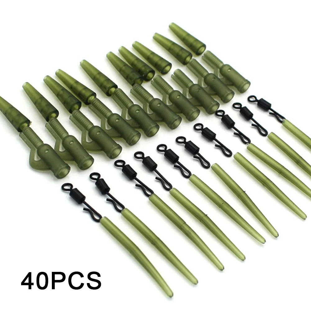 40PCS Carp Fishing Accessories Lead Clip Quick Change Swivel Tail Rubber Anti Tangle Sleeves For Carp Rigs Coarse Fishing Tackle
40PCS Carp Fishing Accessories Lead Clip Quick Change Swivel Tail Rubber Anti Tangle Sleeves For Carp Rigs Coarse Fishing Tackle