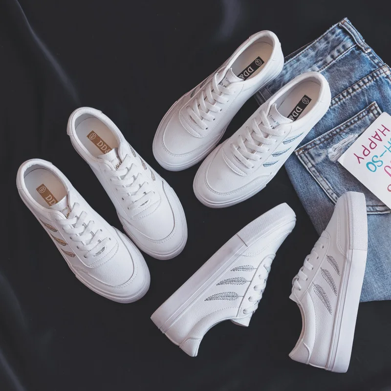 Женские кроссовки из ПУ кожи на высокой платформе|sneakers fashion|sneakers sneakerssneakers casual woman |