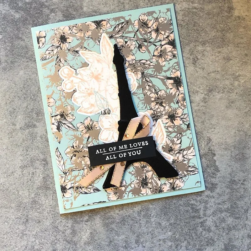 TOWER Eiffell Metal Cutting Dies and Stamps for Card Making Letter Clear Stamps Silicone Seal for Scrapbooking
TOWER Eiffell Metal Cutting Dies and Stamps for Card Making Letter Clear Stamps Silicone Seal for Scrapbooking