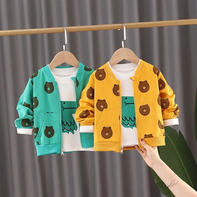 Boys' Spring and Autumn Jacket 2022 New Baby Thin Women's Jacket Middle and Small Children's Long Sleeve Top
Boys' Spring and Autumn Jacket 2022 New Baby Thin Women's Jacket Middle and Small Children's Long Sleeve Top