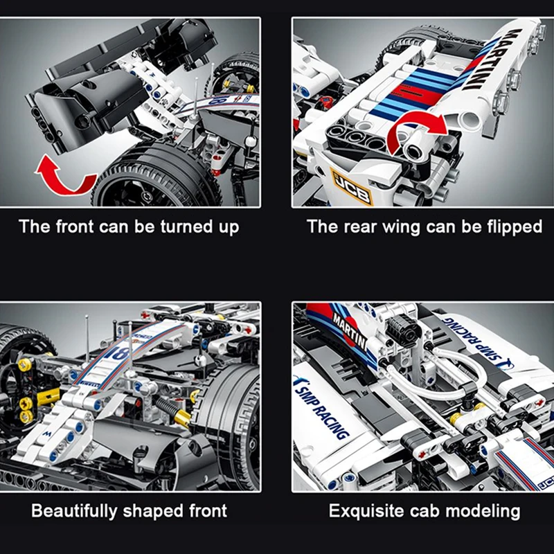Diy Creation Famous Sports Car Building Blocks Ideas F1 Racing Model Bricks Children's Educational Toys for Boys Holiday Gifts
Diy Creation Famous Sports Car Building Blocks Ideas F1 Racing Model Bricks Children's Educational Toys for Boys Holiday Gifts