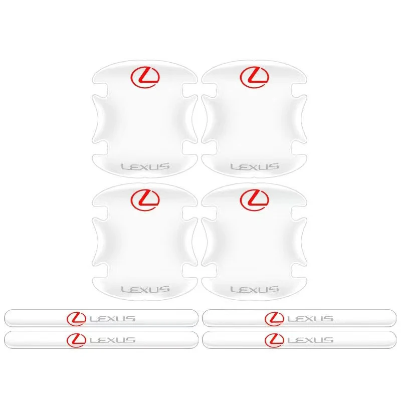 8PCS Transparent Car Door Sticker Handle Protection Film For Lexus ES300 RX330 RX300 GS300 IS250 IS200 CT200h NX Car Accessories
8PCS Transparent Car Door Sticker Handle Protection Film For Lexus ES300 RX330 RX300 GS300 IS250 IS200 CT200h NX Car Accessories