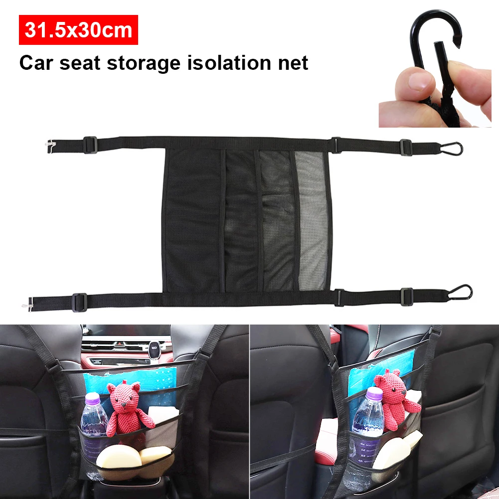 Car Organizer Between Seat Storage Mesh Net Luggage Holder Hanging Storage Bag 3 Mesh Pockets Universal Car Interior Accessories
Car Organizer Between Seat Storage Mesh Net Luggage Holder Hanging Storage Bag 3 Mesh Pockets Universal Car Interior Accessories