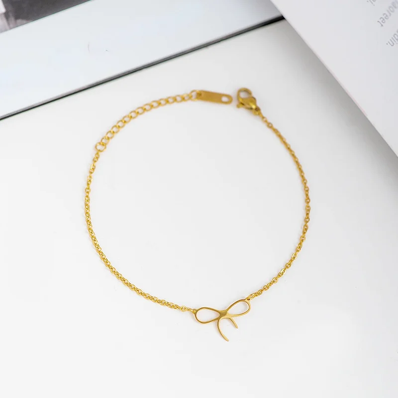 New Butterfly Necklace Women's Bracelet European and American Simple Stainless Steel Women's Bracelets Wholesale
New Butterfly Necklace Women's Bracelet European and American Simple Stainless Steel Women's Bracelets Wholesale