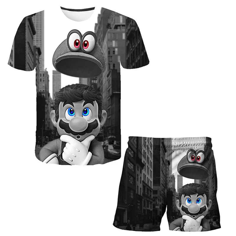 2021 New Men's 3DT Shirt Set Harajuku Short Sleeve Casual Sports Short Sleeve + Shorts Fashion Two-piece Set
2021 New Men's 3DT Shirt Set Harajuku Short Sleeve Casual Sports Short Sleeve + Shorts Fashion Two-piece Set