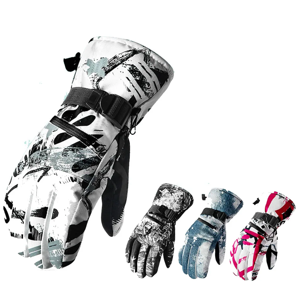 Winter Men Ski Gloves High Quality Doodle Women Hand Warmer Camo Printed Cotton Thickened Male Gloves Waterproof YX
Winter Men Ski Gloves High Quality Doodle Women Hand Warmer Camo Printed Cotton Thickened Male Gloves Waterproof YX