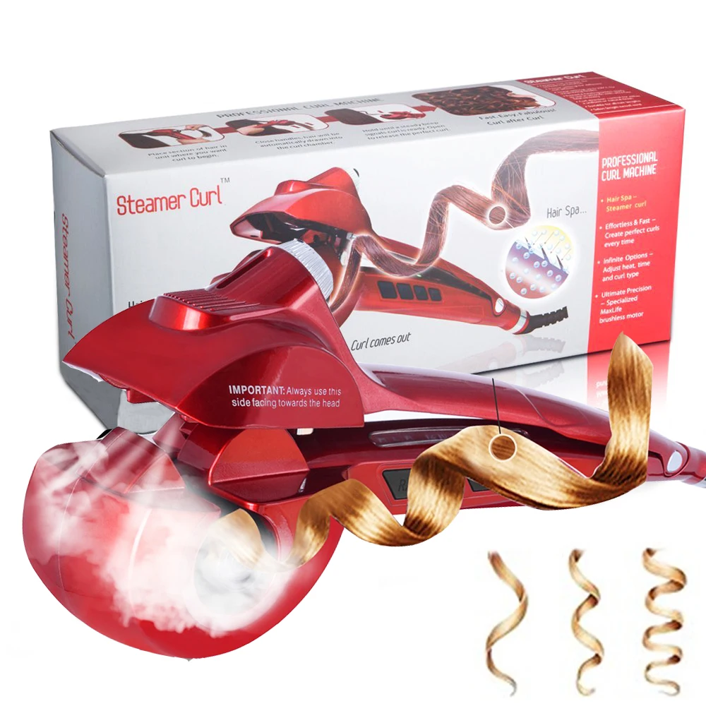 Steam Hair Curler for Women Automatic Curling Iron Big Wave Wand Curly Hair Styling Tool Hair Iron LCD Display Curling Iron Curl
Steam Hair Curler for Women Automatic Curling Iron Big Wave Wand Curly Hair Styling Tool Hair Iron LCD Display Curling Iron Curl