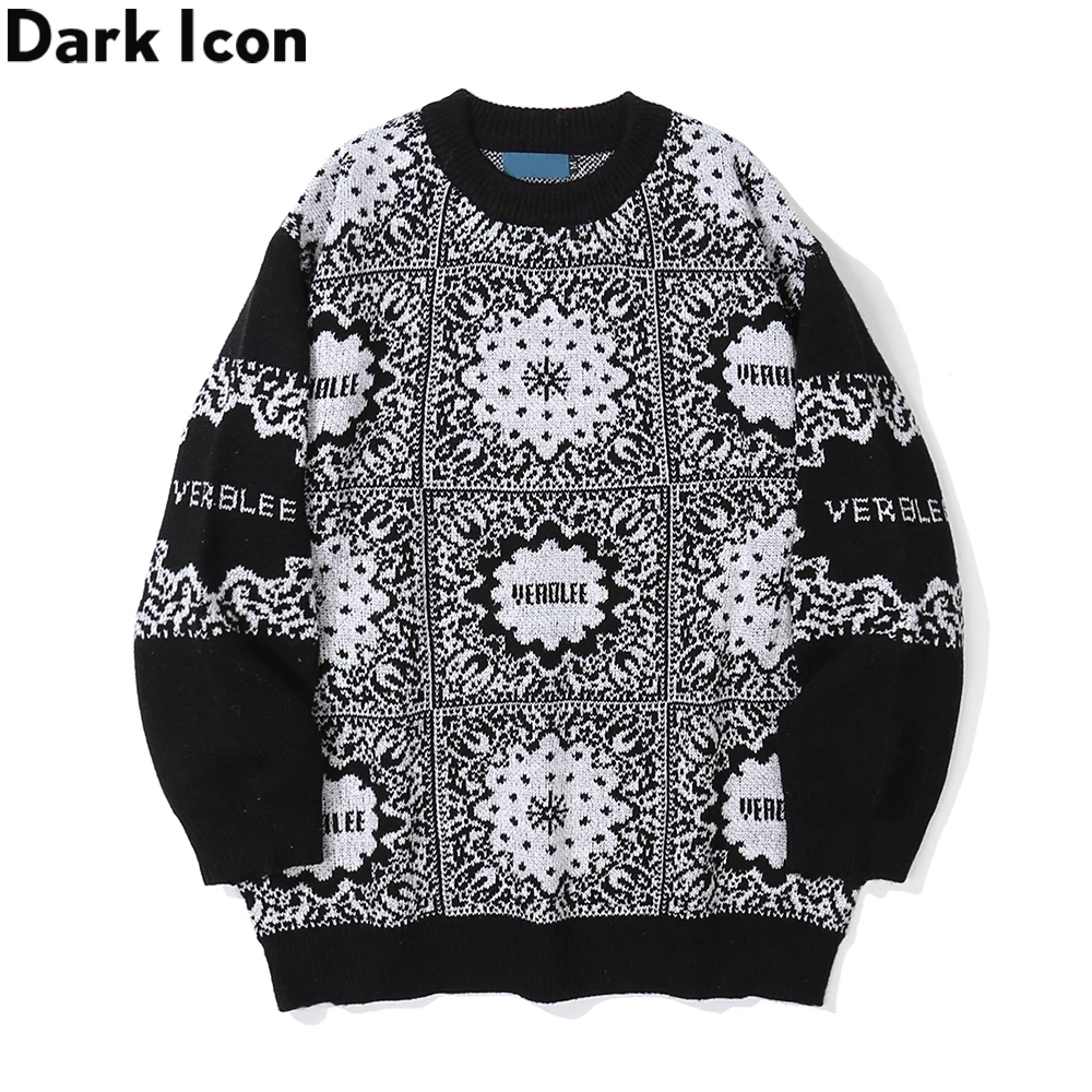 Dark Icon Floral Pullover Knitwear Men's Sweater Round Neck Loose Sweater for Men 3 Colors
Dark Icon Floral Pullover Knitwear Men's Sweater Round Neck Loose Sweater for Men 3 Colors