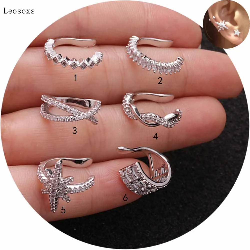 Leosoxs 2pcs New Personality Zircon U-shaped Non-pierced Ear Clip Human Body Piercing Jewelry
Leosoxs 2pcs New Personality Zircon U-shaped Non-pierced Ear Clip Human Body Piercing Jewelry