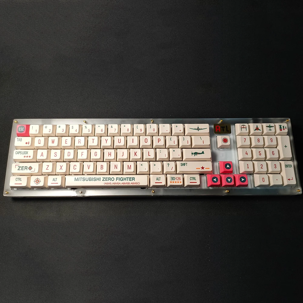 Колпачки для клавиш Cherry Mx дизайнерская Механическая игровая клавиатура с белыми