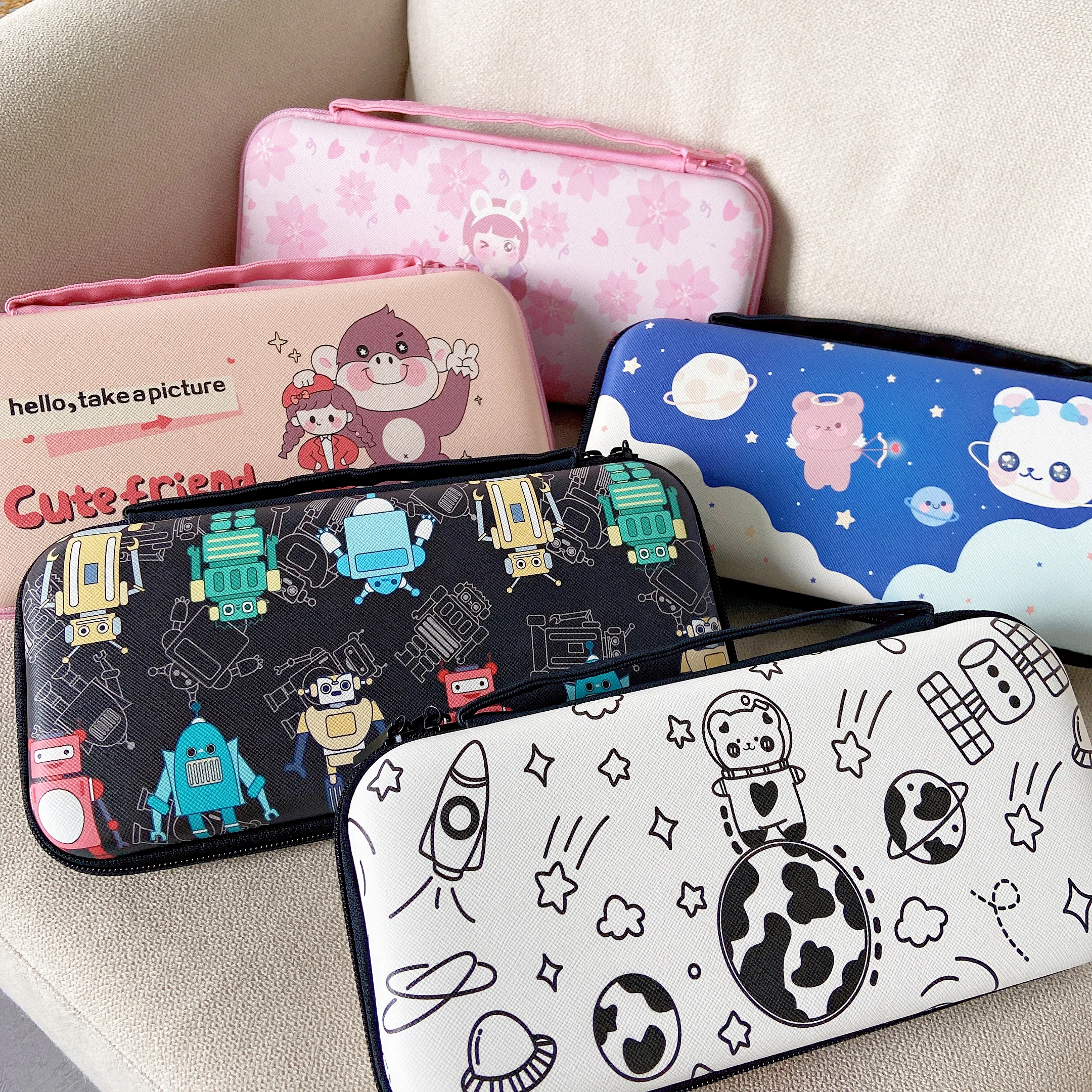 Cartoon Cute Lovely Bear Travel Carrying Case Portable NS Switch Game Storage Bag For Nintendo Switch And Lite
Cartoon Cute Lovely Bear Travel Carrying Case Portable NS Switch Game Storage Bag For Nintendo Switch And Lite