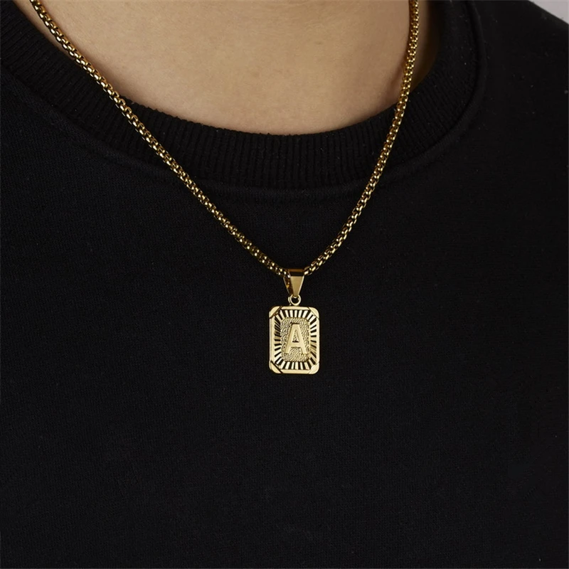 Ailodo Initial Letter Pendant Name Necklace Gold Color A-Z Letter Necklace For Women Men Best Friend Jewelry Gifts Dropshipping
Ailodo Initial Letter Pendant Name Necklace Gold Color A-Z Letter Necklace For Women Men Best Friend Jewelry Gifts Dropshipping