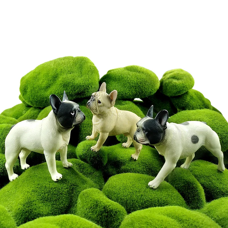 Новая модель бульдога с имитацией фермы собаки животное сделай сам фигурка