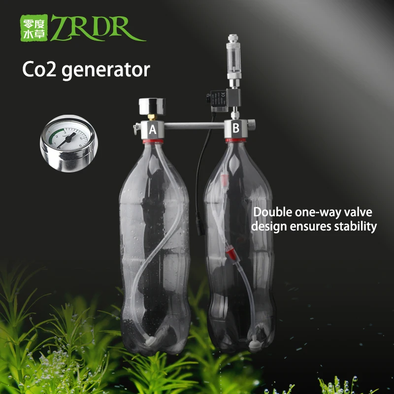 5 pcs fish tank DIY CO2 generator, carbon dioxide adjustment system kit, solenoid valve bubble counting CO2 diffuser kit
5 pcs fish tank DIY CO2 generator, carbon dioxide adjustment system kit, solenoid valve bubble counting CO2 diffuser kit