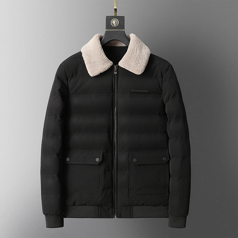 Thoshine Brand Winter Men Thick Parkas Fur Collar Slim Fit Heavyweight Cargo Coats Pockets Male Outerwear Warm & Thermal Jackets
Thoshine Brand Winter Men Thick Parkas Fur Collar Slim Fit Heavyweight Cargo Coats Pockets Male Outerwear Warm & Thermal Jackets