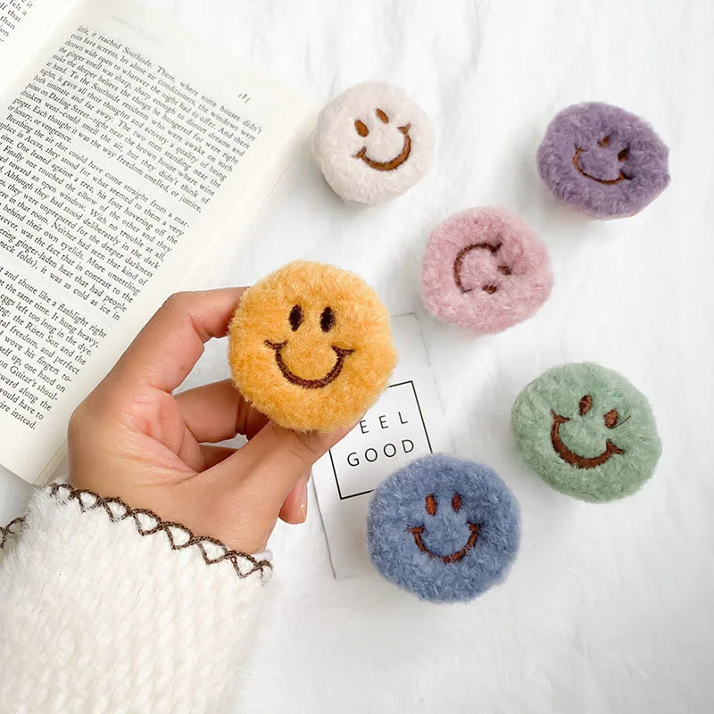 Round Smiley Face Cute Plush Cartoon Lazy Folding Phone Holder Expanding Socket Stand Grip For Samsung Grip
Round Smiley Face Cute Plush Cartoon Lazy Folding Phone Holder Expanding Socket Stand Grip For Samsung Grip