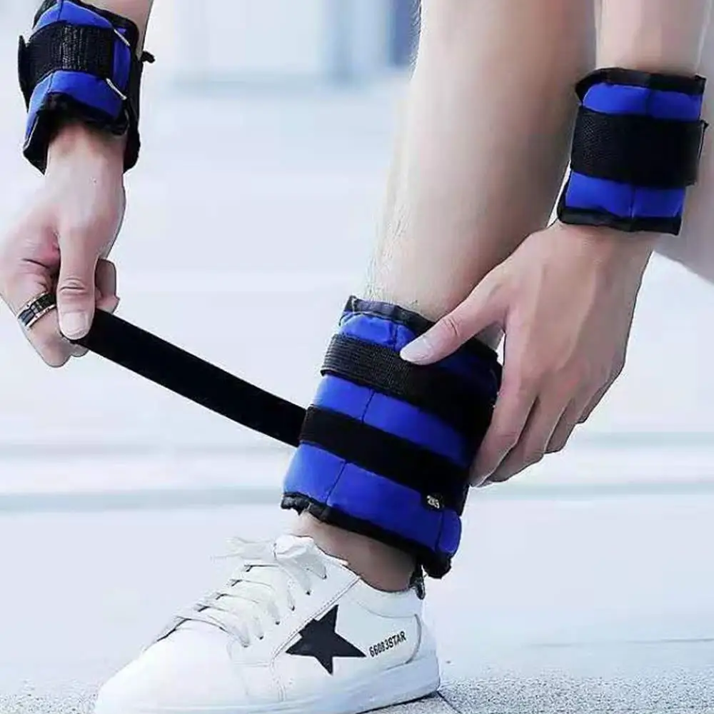 2pcs 2KG Weight Bearing Ankle wrist Strap Leg Strength Resistance Bands for Speed Training Running Exercise Workout Fitness Band
2pcs 2KG Weight Bearing Ankle wrist Strap Leg Strength Resistance Bands for Speed Training Running Exercise Workout Fitness Band