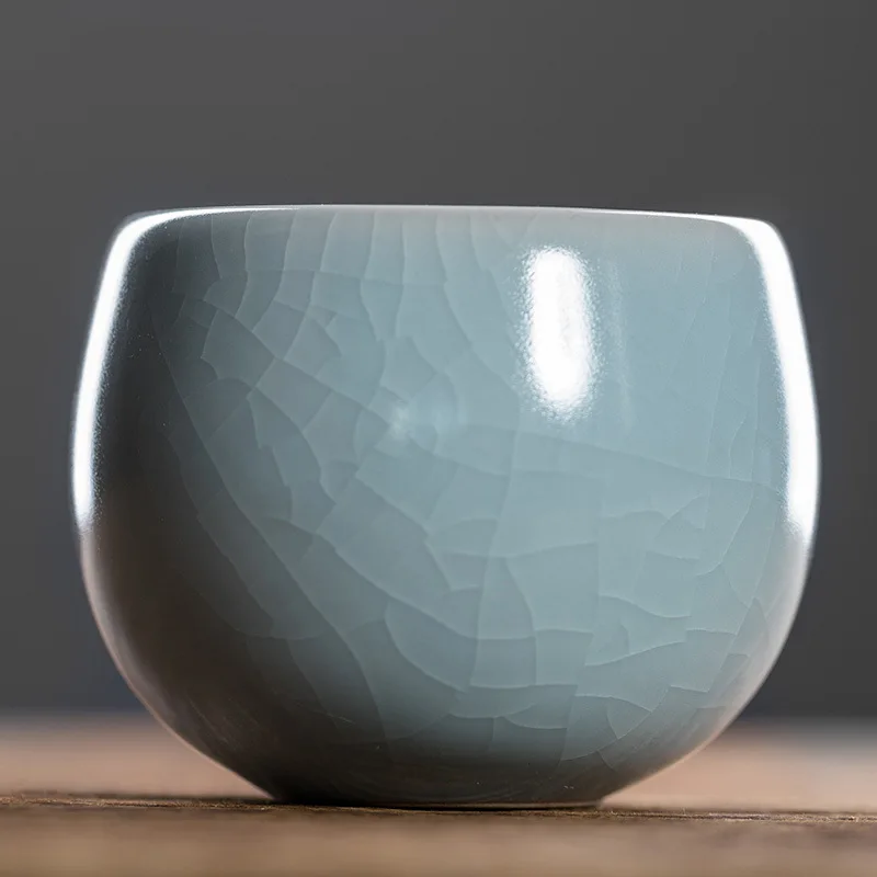 Ru Yao Jade Zen Cup Master Cup Single Cup Ceramic Handmade Teacup Tea Table Kung Fu Tea Set Ceramic Teacups Single Cup
Ru Yao Jade Zen Cup Master Cup Single Cup Ceramic Handmade Teacup Tea Table Kung Fu Tea Set Ceramic Teacups Single Cup