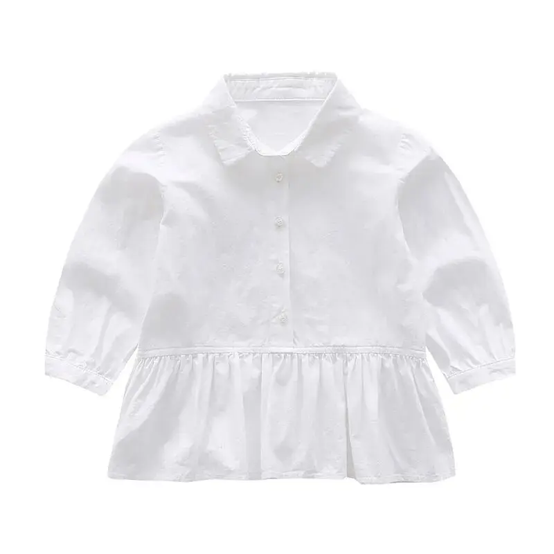 Girls Baby Bottoming Shirt new Children's Clothing Girls Long-sleeved Shirt Kids Pure Cotton White Shirt
Girls Baby Bottoming Shirt new Children's Clothing Girls Long-sleeved Shirt Kids Pure Cotton White Shirt