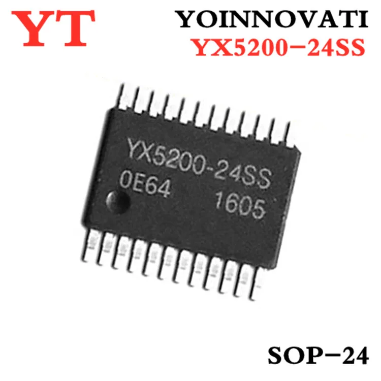 YX5200-24SS YX5200 Serial mp3 spots feature MP3 programs can be linked to U disk TF card SD card chip YX520024SS Best quality
YX5200-24SS YX5200 Serial mp3 spots feature MP3 programs can be linked to U disk TF card SD card chip YX520024SS Best quality