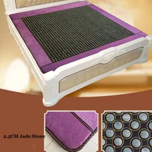 Electric Heated Jade Germanium Stone Massage Mattress Natural Jade bed Tourmaline Sofa Pad Infrared Heating Mat