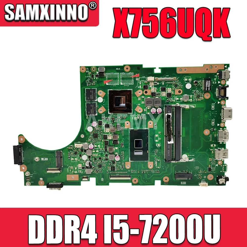 For ASUS X756UW X756UQK X756UQ X756UR X756UWK X756UV X756UJ X756UXM X756U laptop motherboard mainboard test OK DDR4 I5-7200U
For ASUS X756UW X756UQK X756UQ X756UR X756UWK X756UV X756UJ X756UXM X756U laptop motherboard mainboard test OK DDR4 I5-7200U