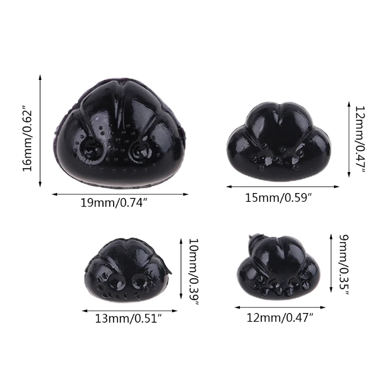 Multiple Sizes Fake Noses Acrylic Doll Handworks and Craft Plastic Noses for Kids Gifts Making (100pcs)
Multiple Sizes Fake Noses Acrylic Doll Handworks and Craft Plastic Noses for Kids Gifts Making (100pcs)