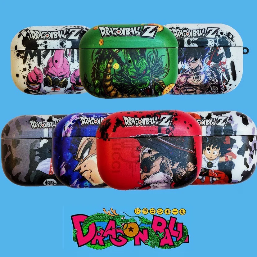 Чехол для наушников с аниме Dragon Ball Super Z Apple Airpods Pro Son Goku Master Roshi Shenron Majin Buu